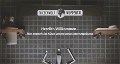 Desktop Screenshot of fliesenwelt-wuppertal.de